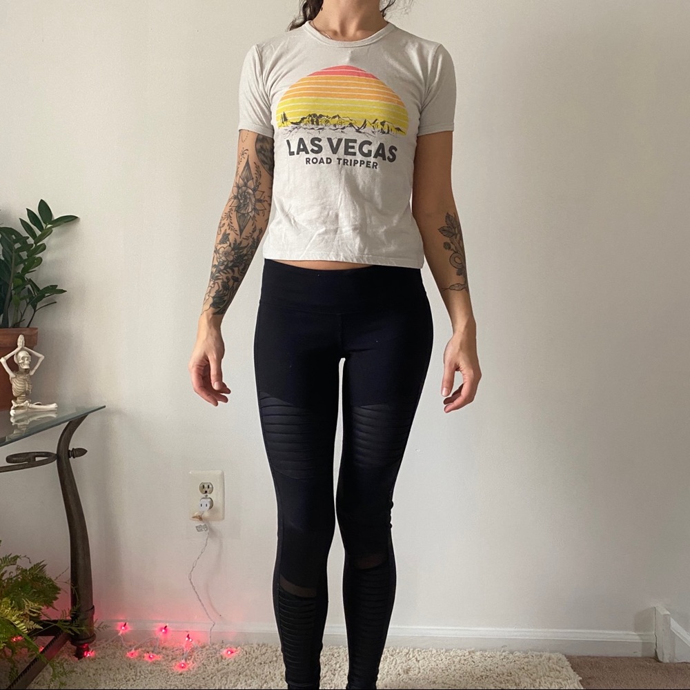 Las Vegas Road Tripper Cropped Tee